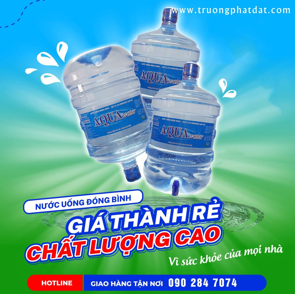 Nước uống AQUA bình 20L giá rẻ