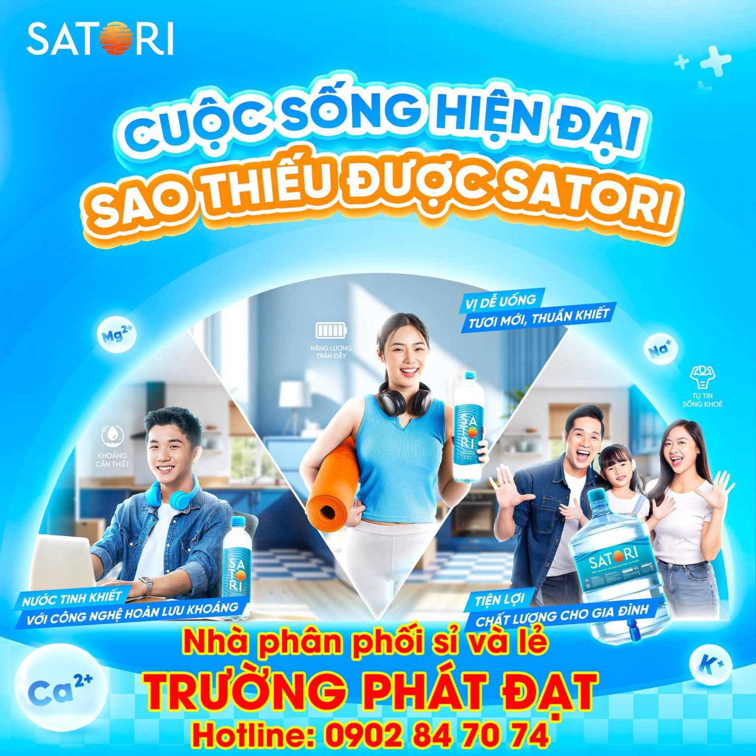 Đại lý nước uống Satori chính hãng Trường Phát Đạt