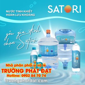 Đại lý nước uống Satori chính hãng Trường Phát Đạt