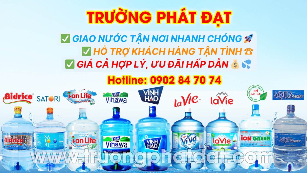 Đại lý giao nước uống ở TPHCM Trường Phát Đạt