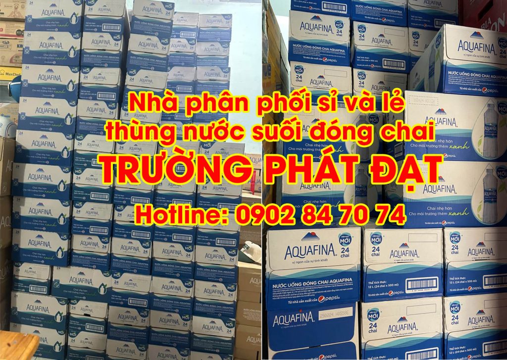 Đại lý nước suối chính hãng Trường Phát Đạt